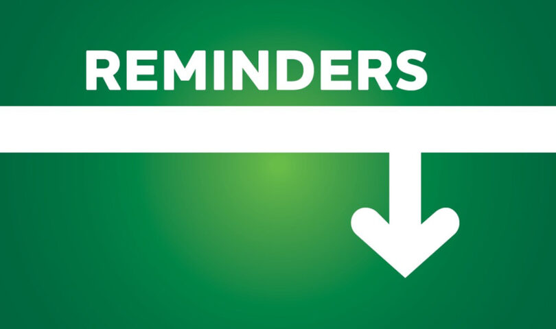 Banner for Reminders - 1200 x 675