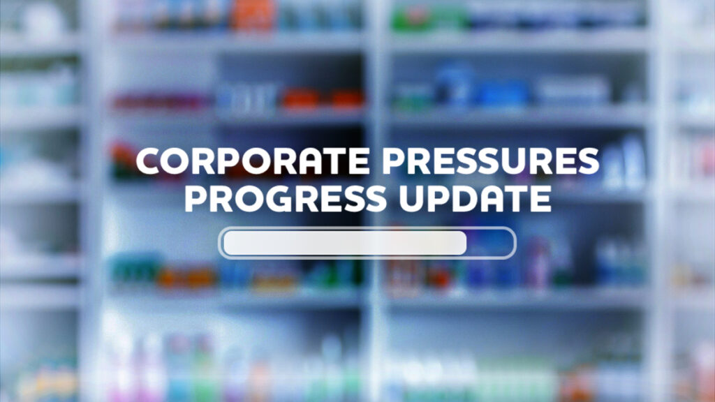 banner - corporate pressure update